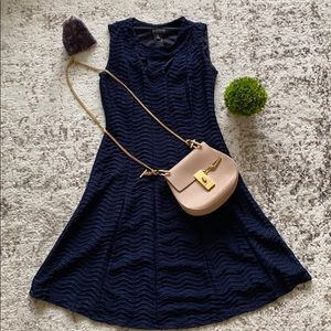 Navy blue dress